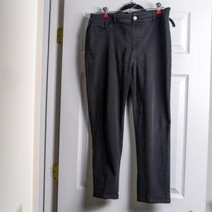 Black Dress Pants Slim Leg Stretch